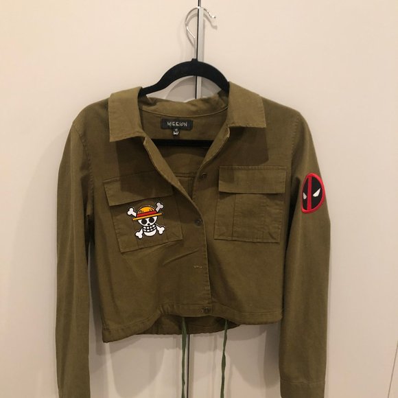 CUSTOM MADE Light Weight Jacket w Patches - Picture 7 of 7